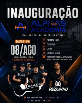 Inauguração Alphas Academia