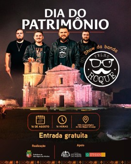 Dia do Patrimônio - Show da Banda Velho Roque