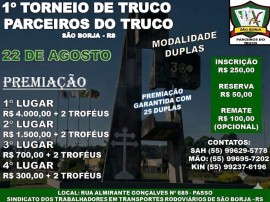 1º Torneio de Truco - Parceiros do Truco