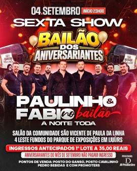 Bailão dos Aniversariantes - Paulinho & Fabio