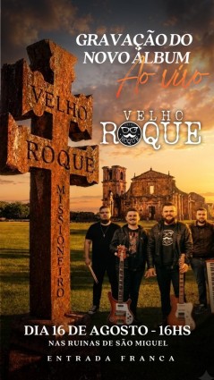 Velho Roque - Gravação do Novo Álbum Ao Vivo