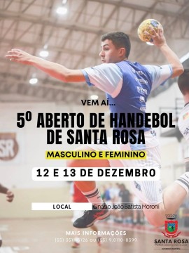 5º Aberto de Handebol de Santa Rosa
