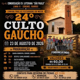 24º Culto Gaúcho