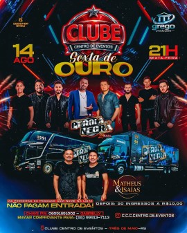 Sexta de Ouro - Clube Centro de Eventos