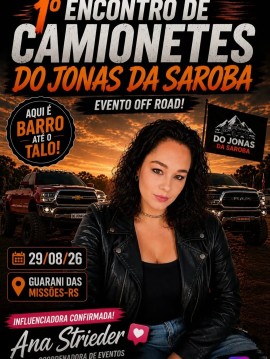 1º Encontro de Camionetes do Jonas da Saroba