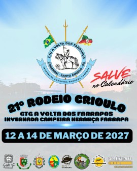 21º Rodeio Crioulo - CTG A Volta dos Farrapos