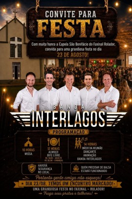 Festa da Capela São Bonifácio - Banda Interlagos