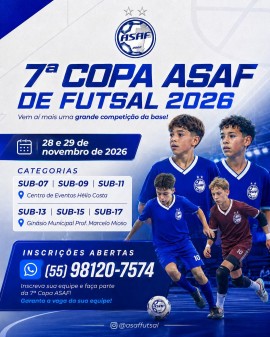 7ª Copa ASAF de Futsal 2026