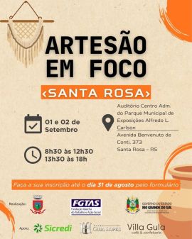 Artesão em Foco - Santa Rosa