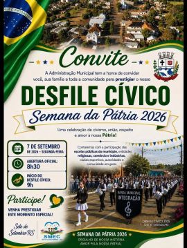 Desfile Cívico - Semana da Pátria 2026