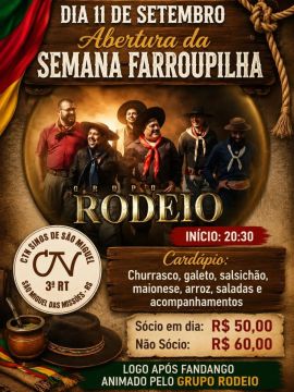 Abertura da Semana Farroupilha
