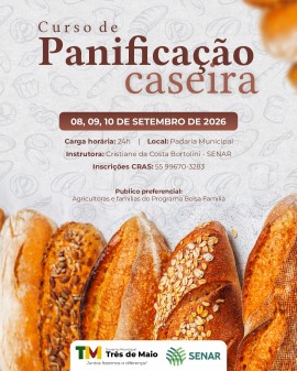Curso de Panificação Caseira