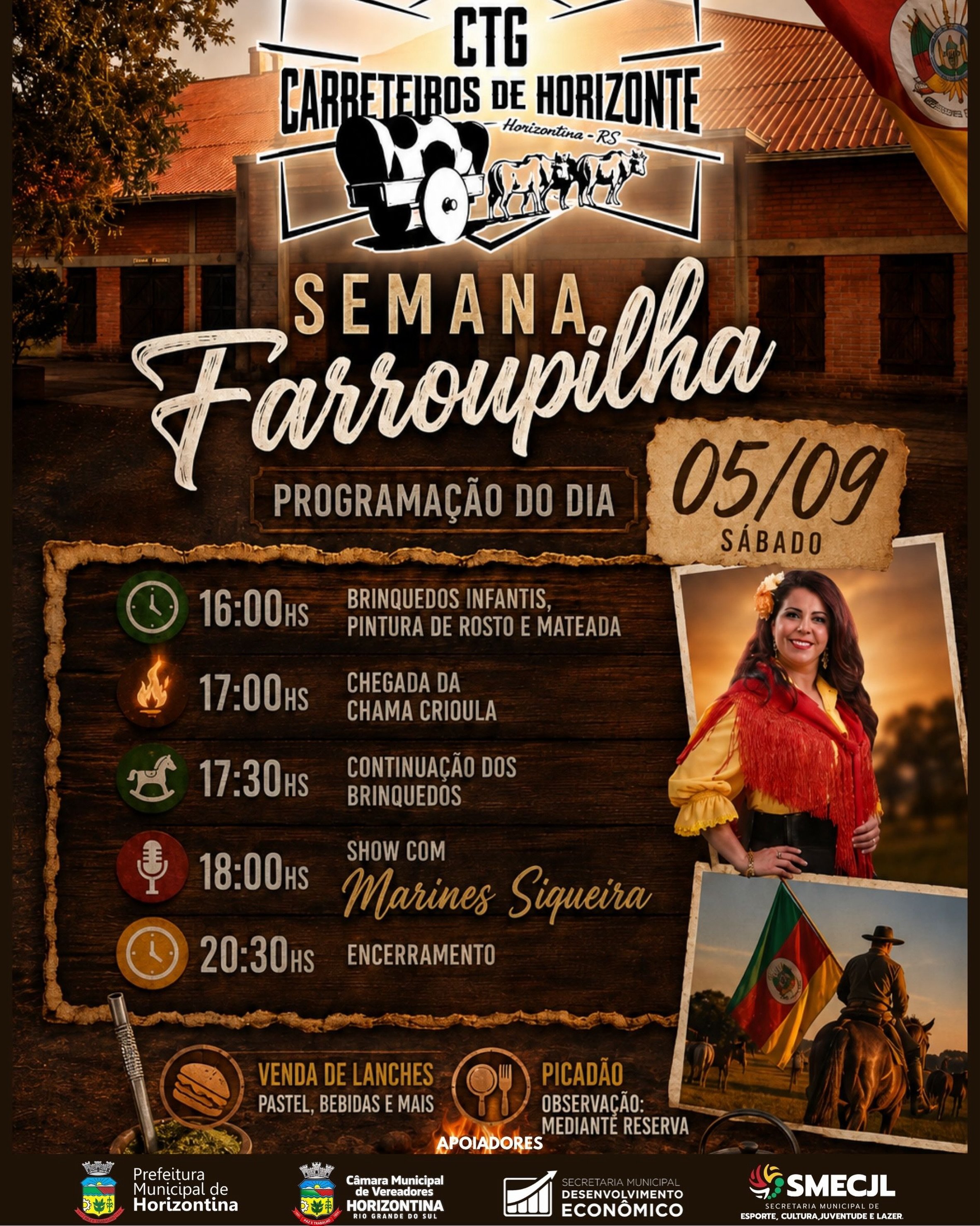 Semana Farroupilha - CTG Carreteiros de Horizonte