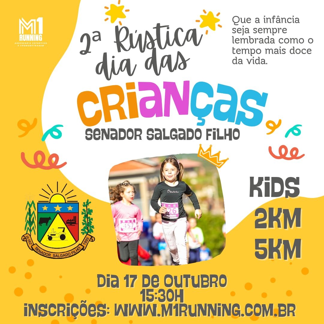 2ª Rústica Dia das Crianças - Senador Salgado Filho