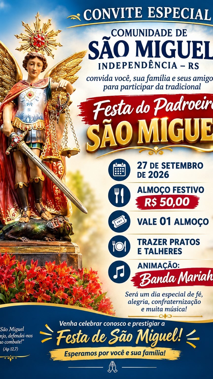 Festa do Padroeiro São Miguel - Comunidade de São Miguel, Independência - RS
