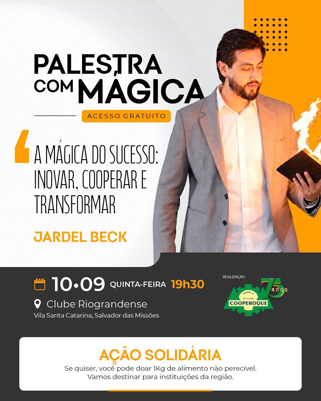 Palestra com Mágica: A Mágica do Sucesso - Jardel Beck
