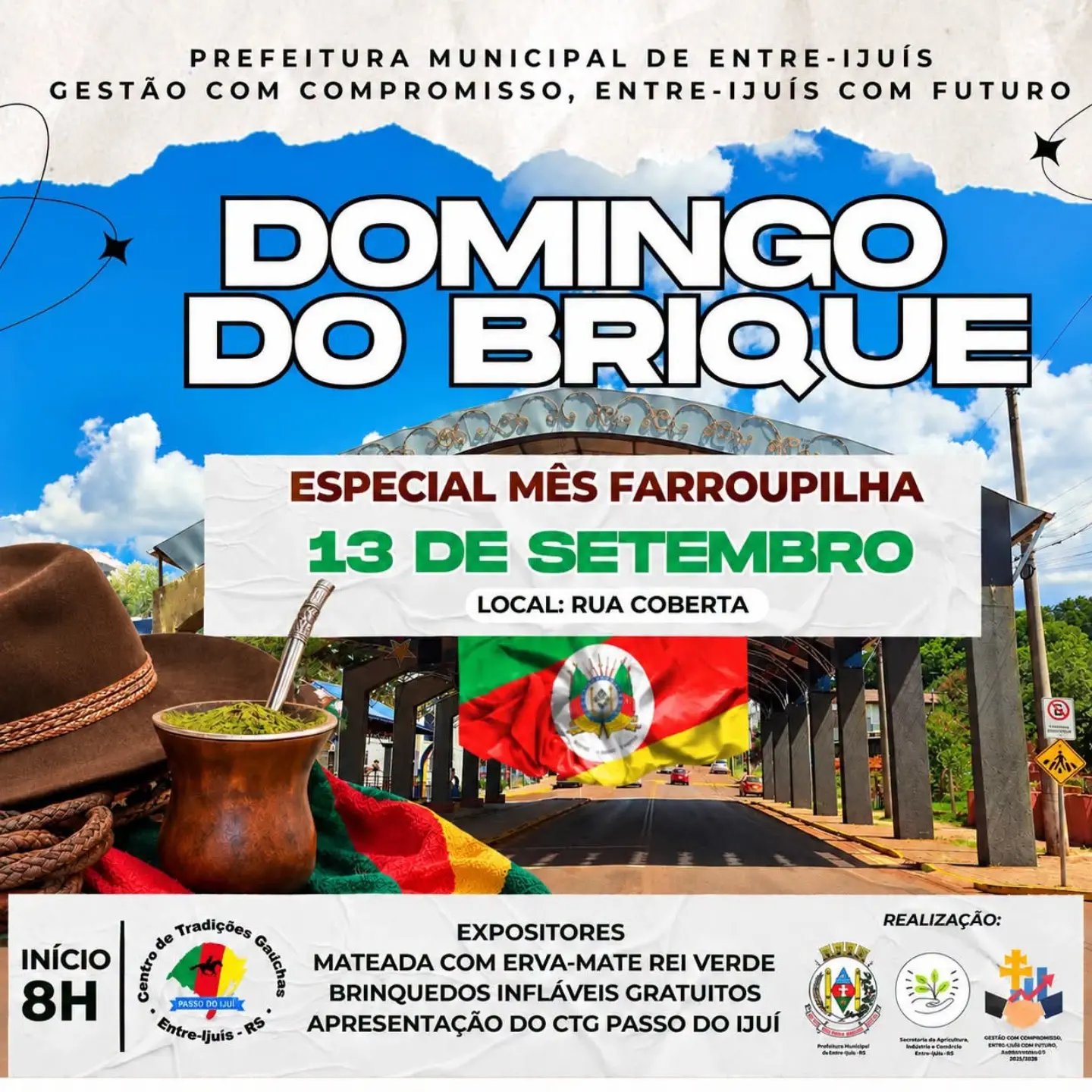 Domingo do Brique - Especial Mês Farroupilha