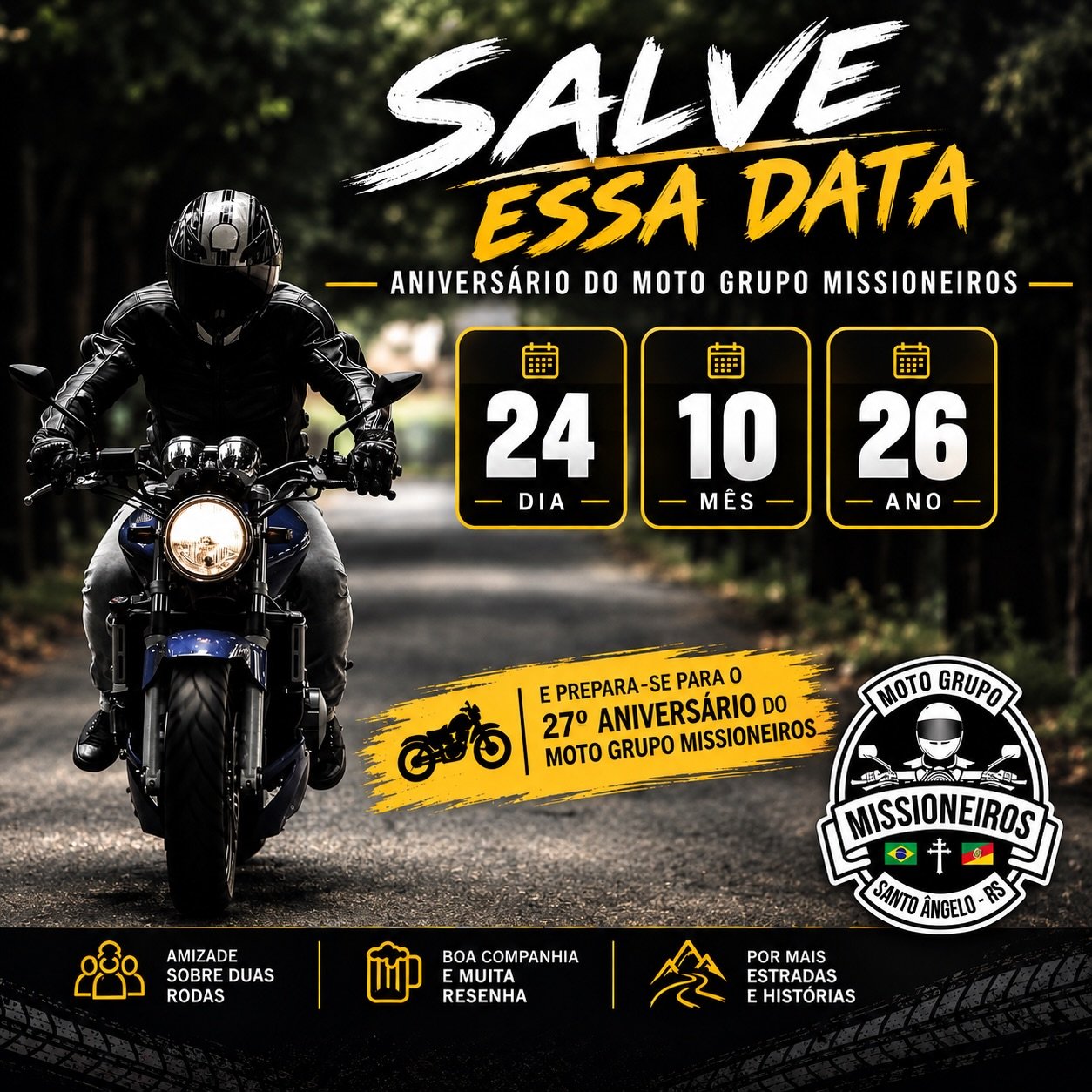 27º Aniversário do Moto Grupo Missioneiros