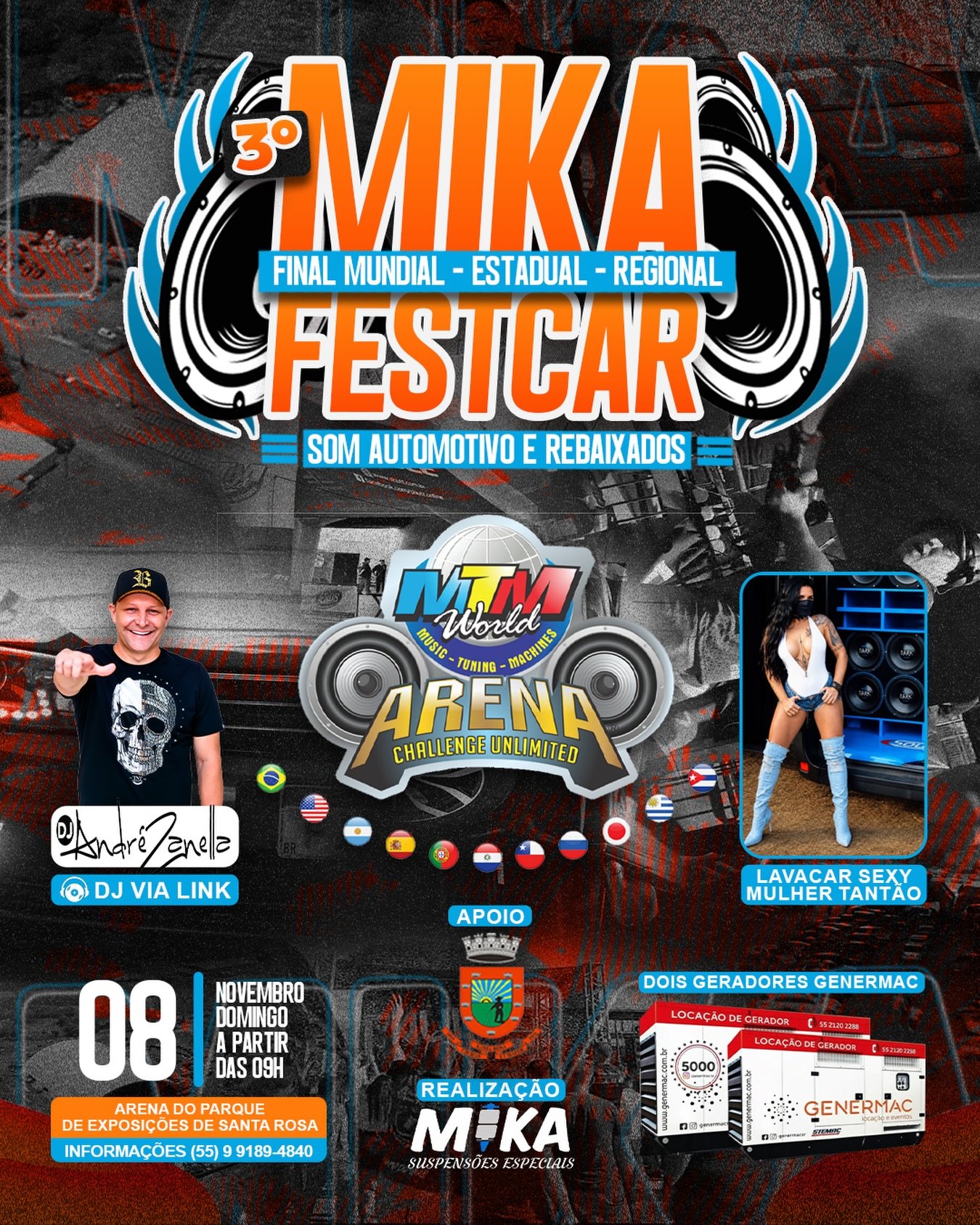 3º MIKA Fest Car - Som Automotivo e Rebaixados