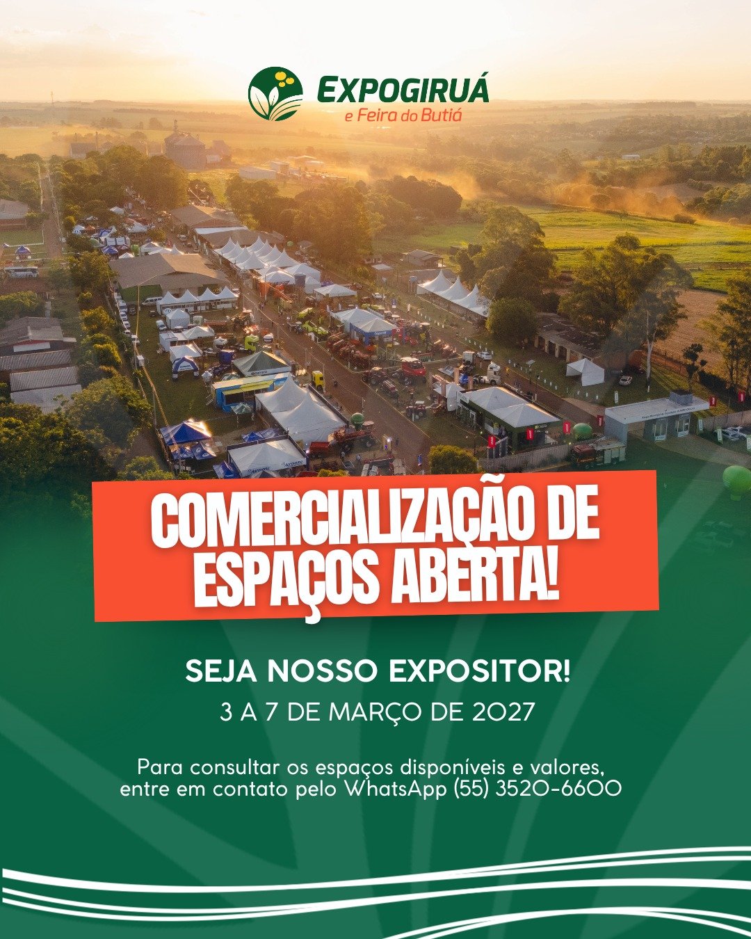 ExpoGiruá e Feira do Butiá 2027