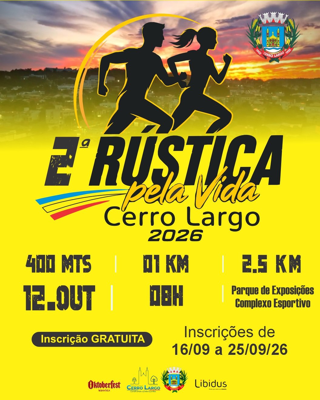 2ª Rústica pela Vida - Cerro Largo 2026