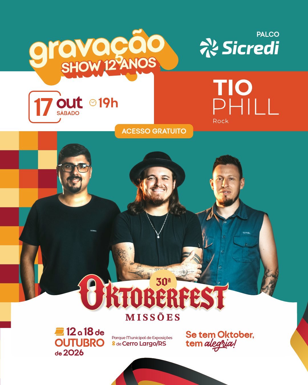 Gravação: Show 12 Anos - Tio Phill na 30ª Oktoberfest Missões