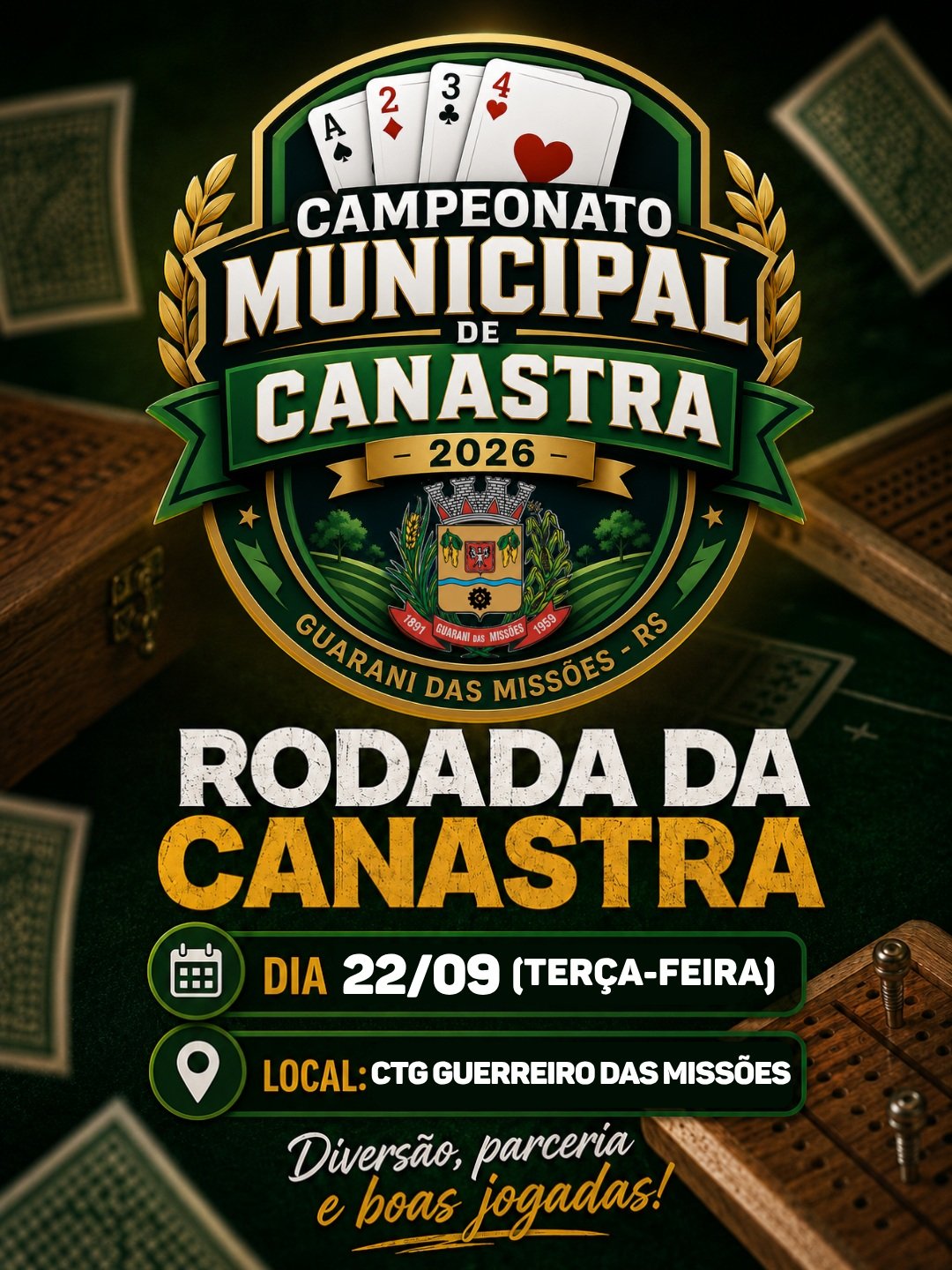 Campeonato Municipal de Canastra - Rodada da Canastra
