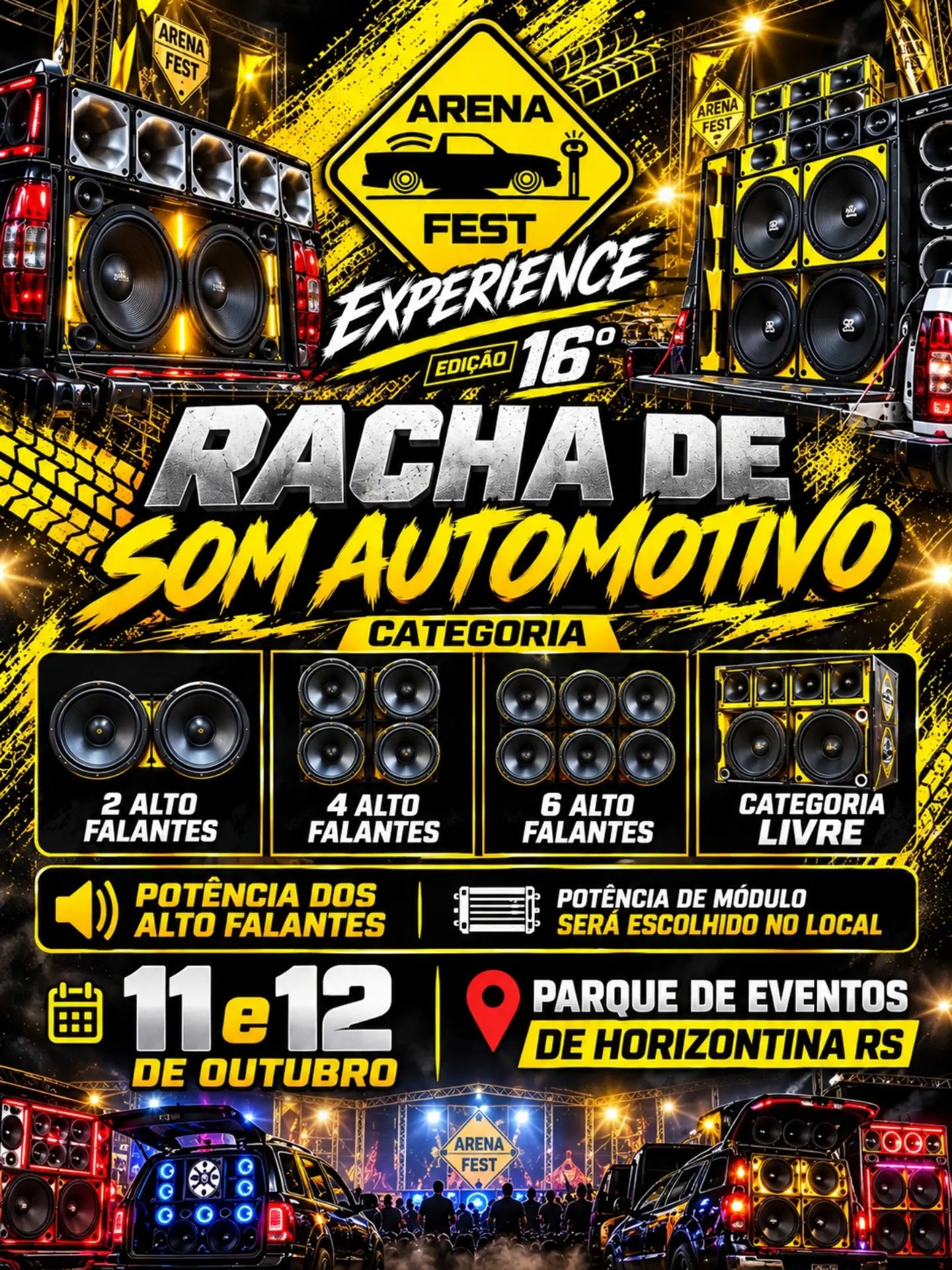 Racha de Som Automotivo - Arena Fest Experience (16ª Edição)