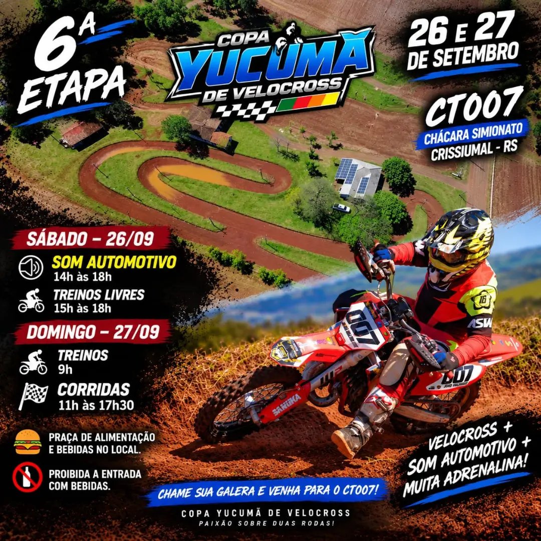 6ª Etapa Copa Yucumã de Velocross