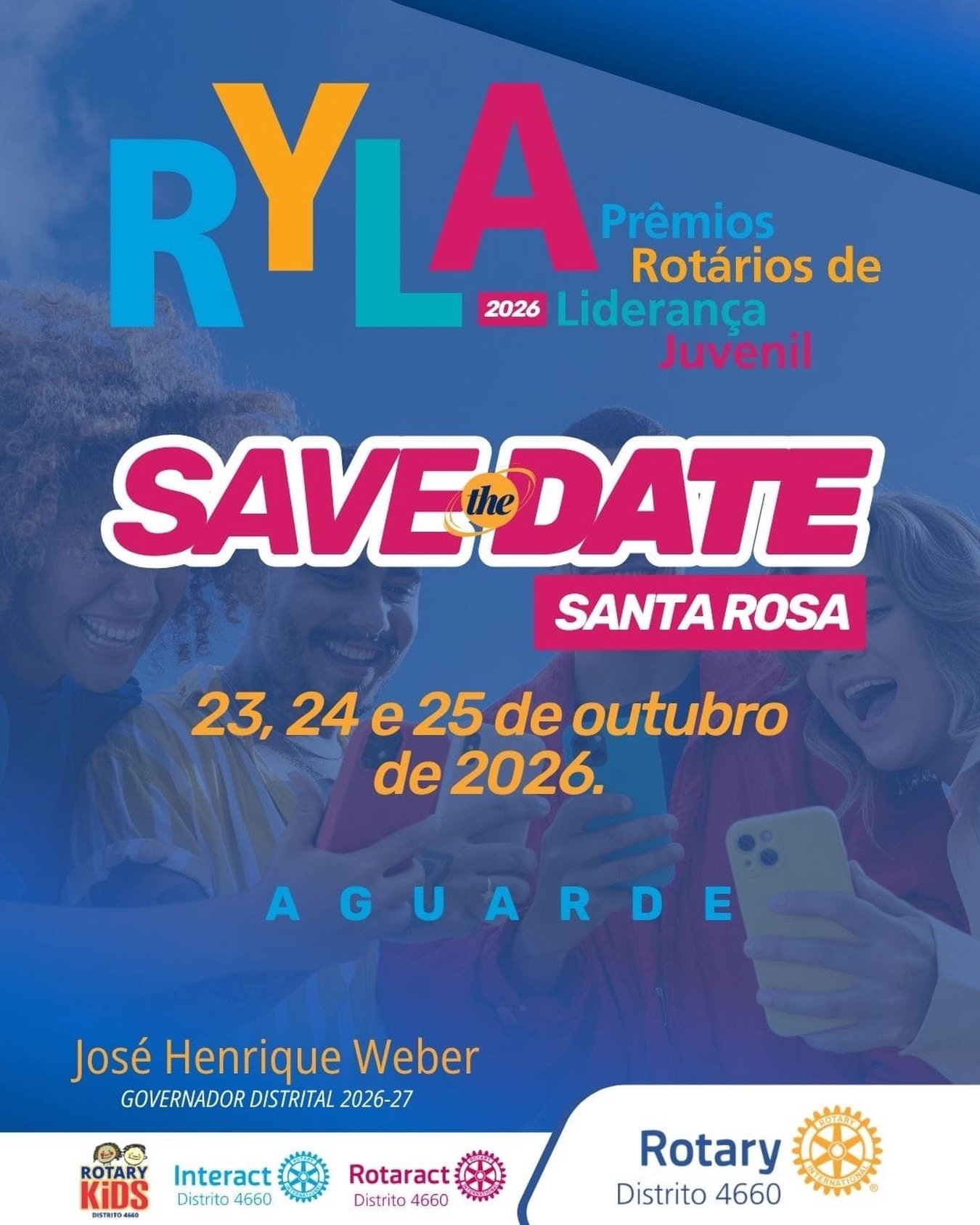 RYLA 2026-27 - Prêmios Rotários de Liderança Juvenil (Santa Rosa)