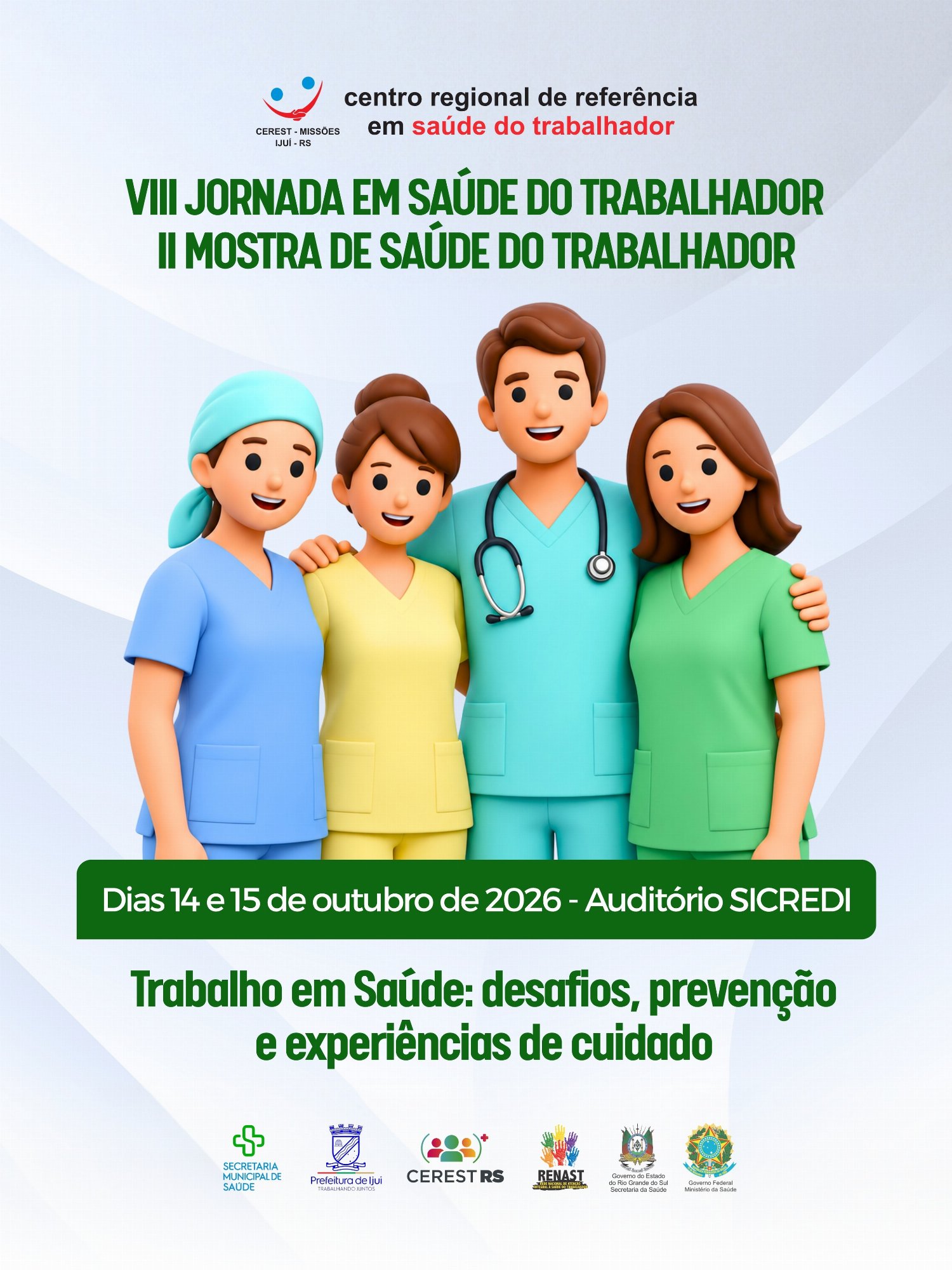 VIII Jornada em Saúde do Trabalhador e II Mostra de Saúde do Trabalhador