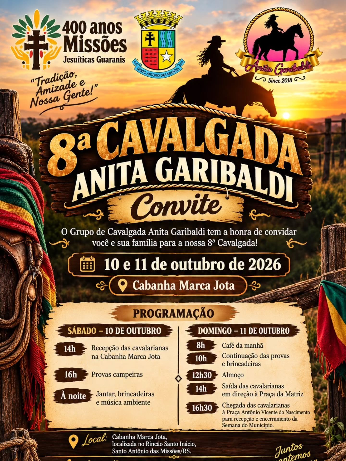 8ª Cavalgada Anita Garibaldi