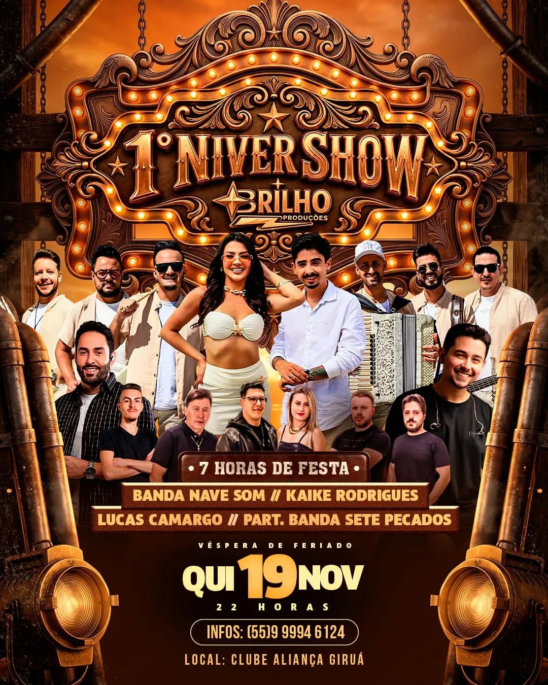 1º Niver Show - Brilho Produções