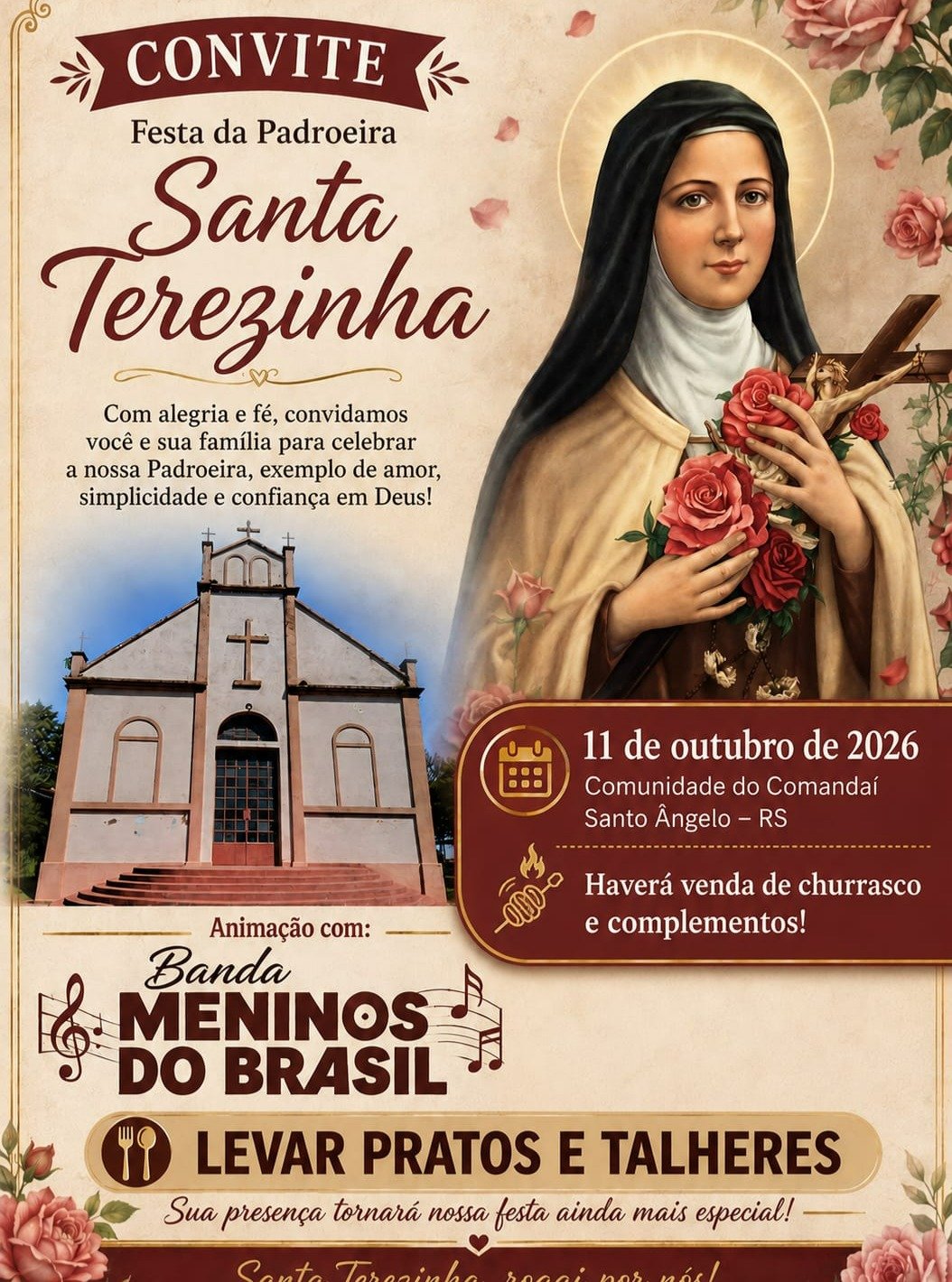 Festa da Padroeira Santa Terezinha