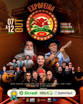 ExpoFeira 2026 - 55ª Exposição Agropecuária de São Borja