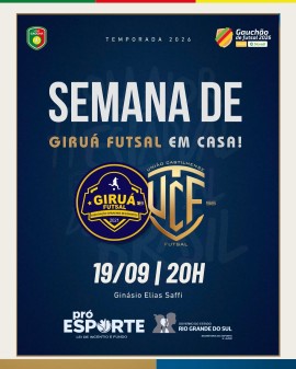 Giruá Futsal x União Castilhense - Gauchão Série B