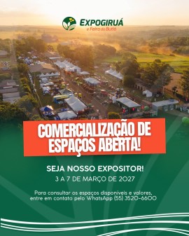 ExpoGiruá e Feira do Butiá 2027