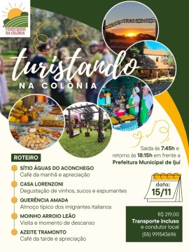 Turistando na Colônia - Roteiro Turístico Rural