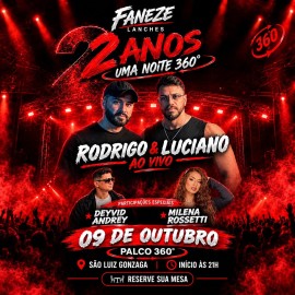 Faneze Lanches 2 Anos - Uma Noite 360°