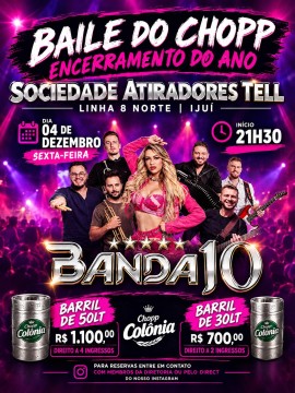 Baile do Chopp - Encerramento do Ano