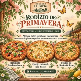 Rodízio de Primavera - Chácara Ludwig