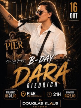 B-Day Dara Diedrich - Pier São Luiz Gonzaga