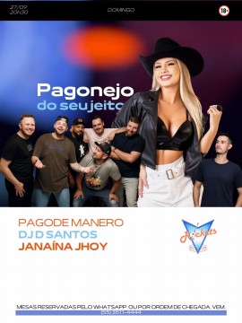 Pagonejo do seu jeito - Pagode Manero no Rockets