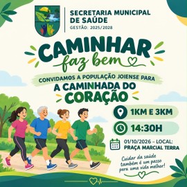 Caminhada do Coração - Caminhar Faz Bem