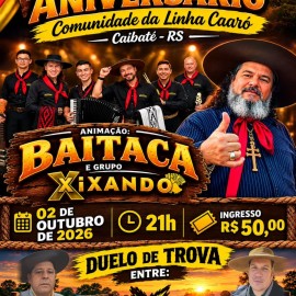 Aniversário da Comunidade da Linha Caaró - Caibaté/RS