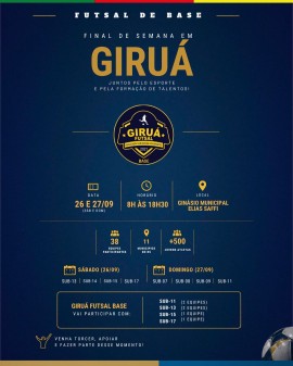 Futsal de Base em Giruá