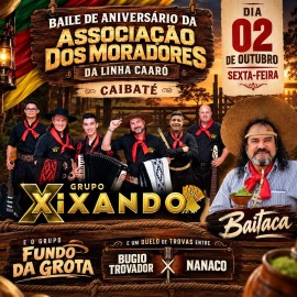 Baile de Aniversário da Associação dos Moradores da Linha Caaró - Caibaté