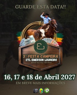 3ª Festa Campeira - CTL Emerson Loureiro