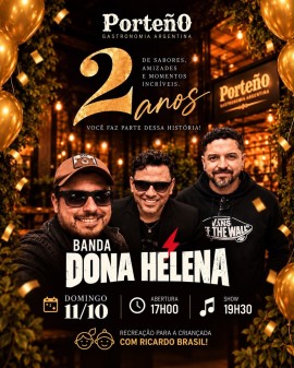 Porteño 2 anos - Banda Dona Helena