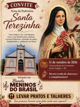 Festa da Padroeira Santa Terezinha